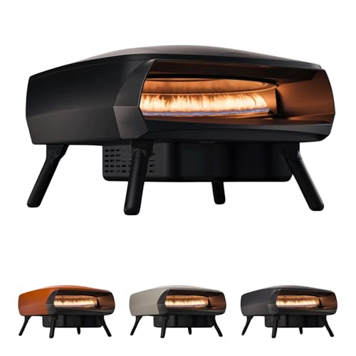 Witt ETNA Fermo Award Winning Pizza Oven - Traditional Pizza Baking - Rapid 500°C Heating, 40.5cm Capacity, 60-Second Cooking, Even Heat Distribution - Black