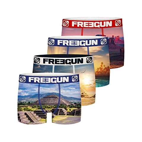 Boxers Enfant FREEGUN, Lot de 4 Cover
