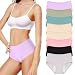 Bunnycool 8 Pcs Leakproof Underwear for Women Leak Proof High Waisted Underwear over 60 for Incontinence Panties for Women(Classic,XL)