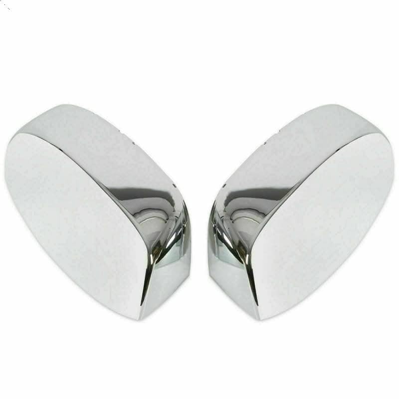 2pcs Chrome Side Rearview Mirror Cover Cap for Chevy Silverado 2007-2013 Top Mirrors Cover Replacement