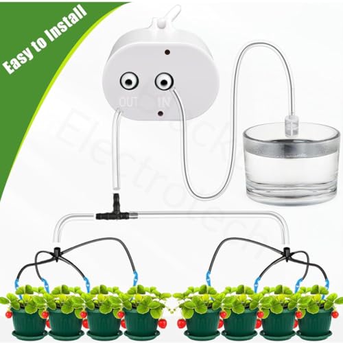 Image of Blackt Electrotech BT29ADI Plant Drip Watering System, USB Rechargeable, 12 Indoor Plants, Automatic Timer (1)