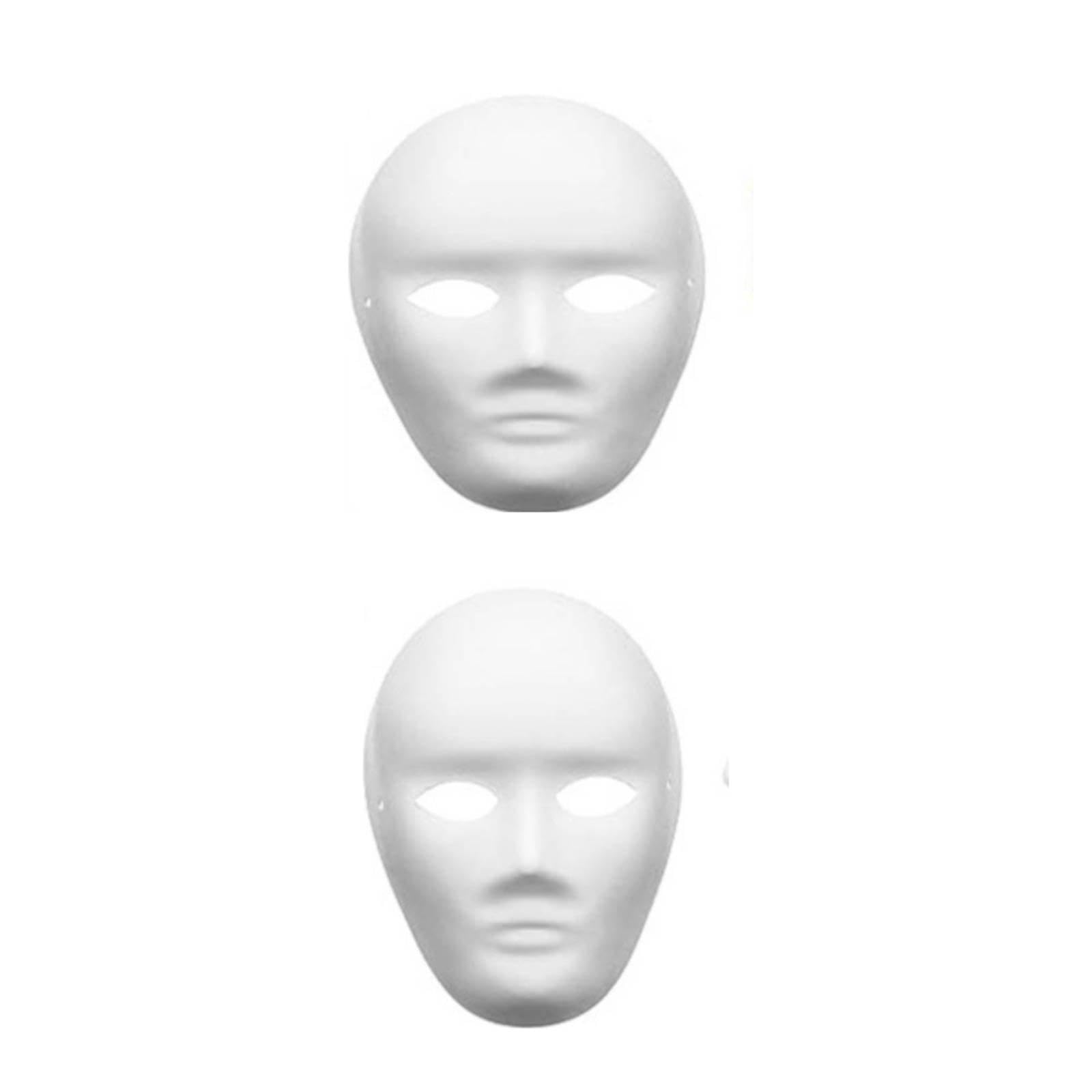 36 Pieces Paintable Paper Face Covering Easy to Paint DIY Paper Mache Face Covering Lightweight for Kids, Adults, Halloween, Art Projects, Carnival|Clothing, Shoes & Accessories| Costumes-image-35