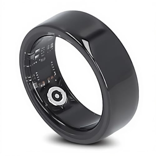 Anillo de Salud Inteligente de Cerámica, Rastreador de Actividad Física Con IP68 a Prueba de Agua (Diámetro Interior 21,5mm)