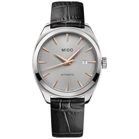 MIDO Belluna Royal Gent - Swiss Automatic Watch for Men - Silver Dial - Case 41.8mm - M0245071607100 Cover