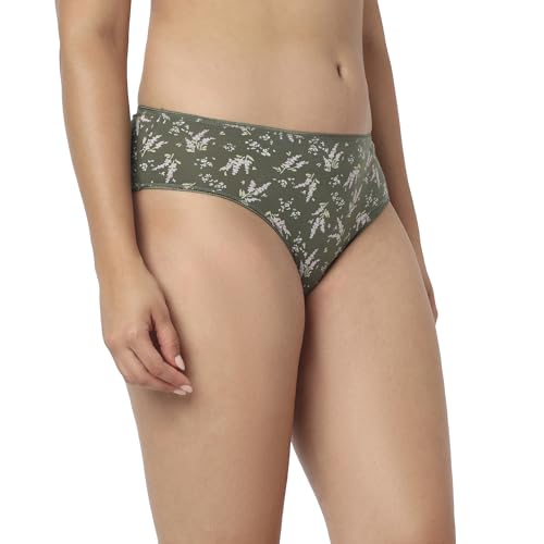 Image of juliet Cotton Hipster Premium Panties Set of 5 Full Coverage Stretchable Fabric