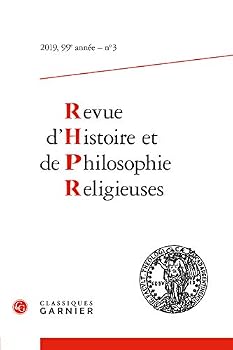 Paperback Revue d'Histoire Et de Philosophie Religieuses [French] Book