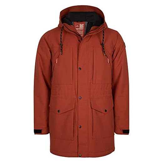 O'NEILL Journey Parka (3 Stück) für Herren, 3058 Rooibos Red, Large/X-Large