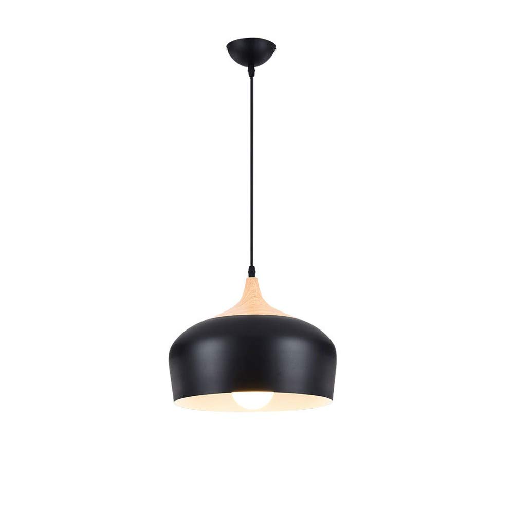 Lustre Rétro Industrie en Fer Forgé Rond Luminaire Suspendu Haut de Gamme