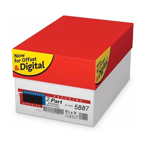 8.5 x 11 Superior Carbonless Paper, 2000 Sets Cover