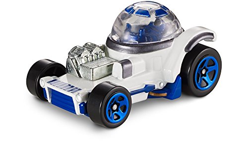 Coche Star Wars Hot Wheels R2-D2 para decorar tu estantería friki de forma elegante 3
