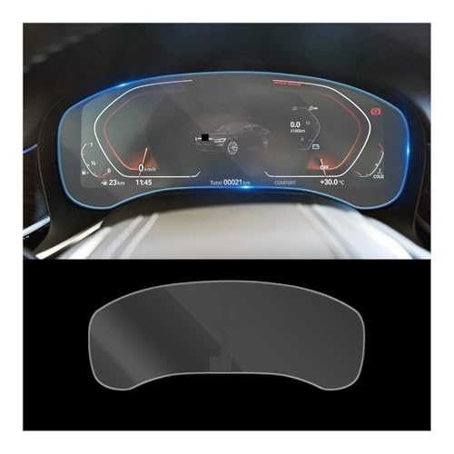 Écran GPS protégé des rayures avec le film verre trempé pour tableau de bord Série 7 G11 G12