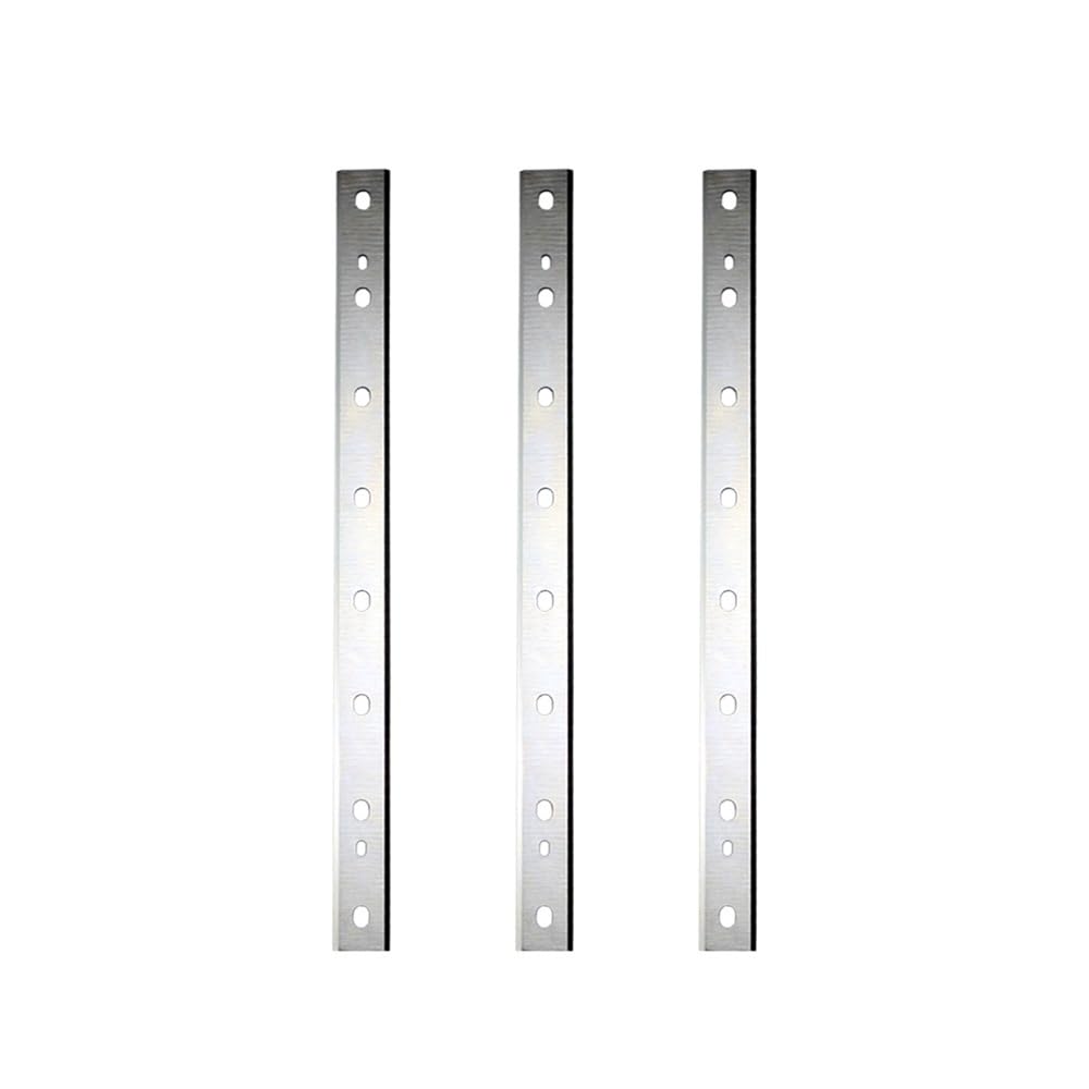 JWOO Juego de 3 Cuchillas cepilladoras de 13 Pulgadas de Repuesto for cepilladora de Madera DewaIt DW735 DW735X for carpintería