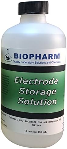 Biopharm pH/ORP Electrode Storage Solution, 250 mL. KCl-Based Formula