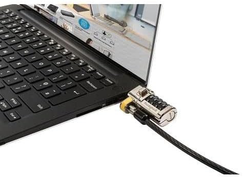 Dell 461-AAEU Cable Lock Black, Chrome 1.8 m, 0461-AAEU (Chrome 1.8 m)