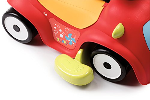 41e+uZ7kCAL Smoby - Porteur Maestro Balade Rouge - Pour Enfant Dès 6 Mois - Evolutif - Roues Silencieuses - Klaxon - 720302