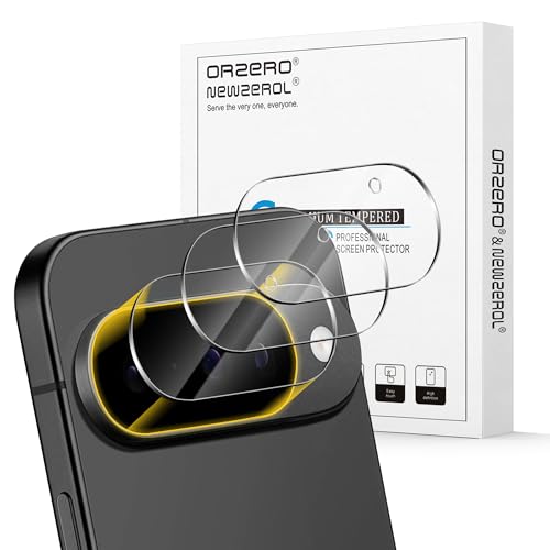 Orzero (3 Pack) Camera Lens Protector Compatible for Google Pixel 10 (Not for Pro/XL Model) Protector de Cmera Case Friendly Tempered Glass 9H High Definition Microphone Cutout Anti-Scratch