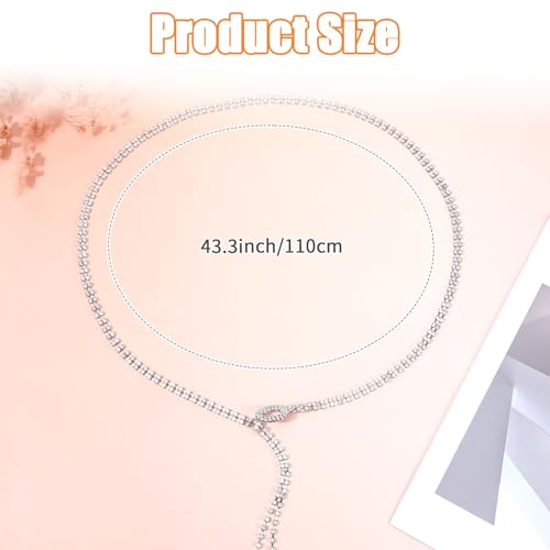 Waist Chain Belts for Women, Silver Belly Chains Adjustable, Plus Size Western Belts Cowgirl Dress Party Wedding2