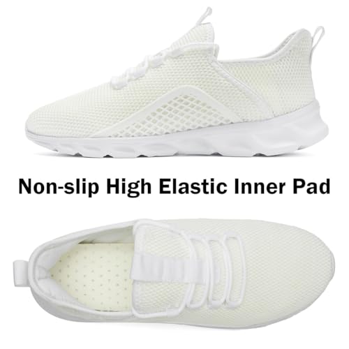 Image of DLWKIPV Womens Slip on Walking Tennis Shoes for Women Work Running Athletic Gym Sports Sneakers Lightweight Casual Shoe