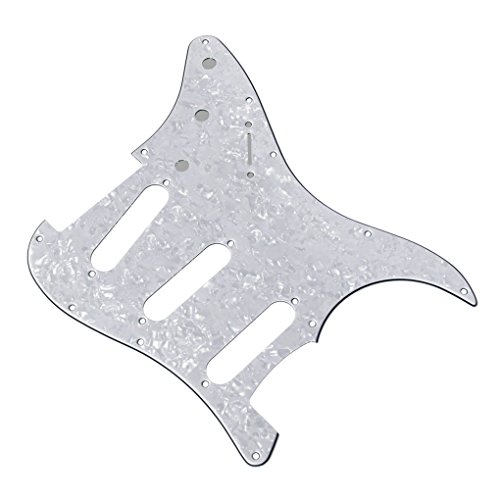 FLEOR SSS Style de gauchère Pickguard Plaque avec 50 mm 52 mm (2pcs) Housses ramassage 2T1V Boutons de commande… - Les Beatles, Paul McCartney, John Lennon, RIngo Starr, George Harrison FLEOR SSS Style de gauchère Pickguard Plaque avec 50 mm 52 mm (2pcs) Housses ramassage 2T1V Boutons de commande… – Image 4
