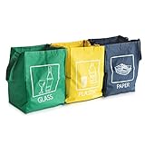 Para la compra: Con su forma y la resistencia que le otorga el poliéster, podrás usar estas bolsas para hacer la compra. ¡Aprovecha la visita al supermercado para tirar la basura!