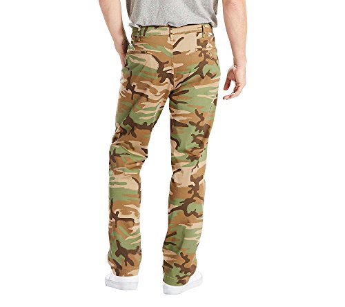 Image of Levi's Men's 541 Athletic Fit Chino Pant, Vineyard Green Woodland Camo, 42 30