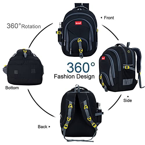 ROZEN 47 Ltrs, 46 cms School Bag Class 5-12 Large 5 partition Laptop Collage Office Travel Backpack Unisex - Image 5