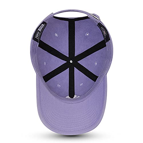 Casquette de baseball protégeant du soleil avec style violet mixte et taille unique