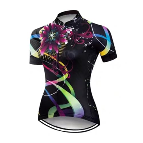 Maillot de cyclisme pour femme anti transpiration et haute visibilité