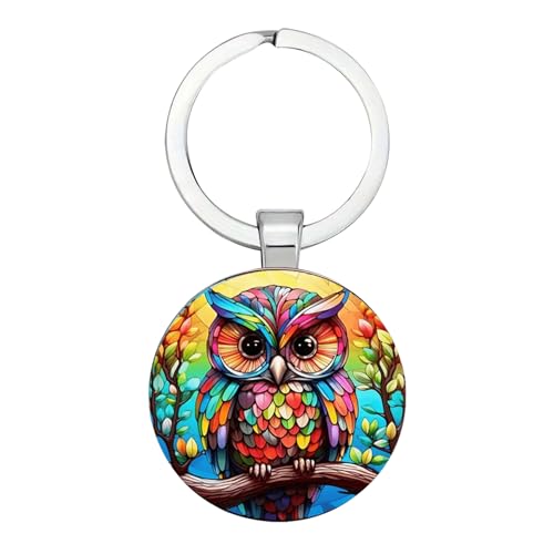 Yianyal Abalorio de búho para hacer joyas, joyería de búho para mujer, llavero moderno de la suerte, accesorios para mujeres y hombres, cumpleaños, decoración de la casa, Atributo único, Refer to