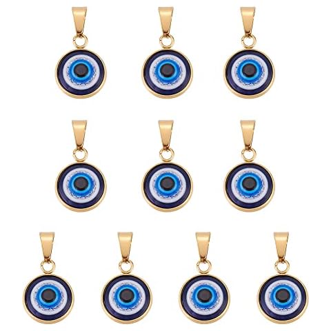 DICOSMETIC 10 pieza Azul Mal de Ojo Encanto Cover