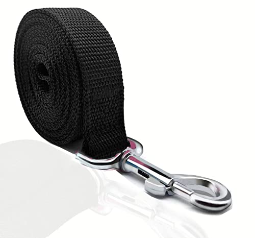 4FT5FT6FT-Strong-Dog-Leash-Nylon-Dog-Leashes-for-Small-Medium-Large-Dogs-Black-1-in-x-10-ft - Cucciolini Doodles   4FT5FT6FT-Strong-Dog-Leash-Nylon-Dog-Leashes-for-Small-Medium-Large-Dogs-Black-1-in-x-10-ft