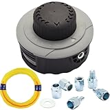 Quintillus H02 Weed Eater Head Universal Trimmer Head String Trimmer Head Bump Feed Weed Wacker Head Grass Trimmer Head Replacement for Weed Warrior, Echo, Husqvarna, Comes with .095 Trimmer Line