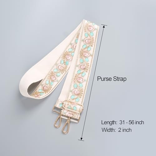 Image of chushui Knit Purse Strap,Replacement Crossbody Wide Adjustable Shoulder Strap for Bag Handbag