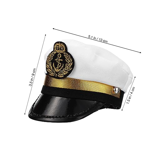Gorro Capitán Náutico para Perros y Gatos miniatura 4