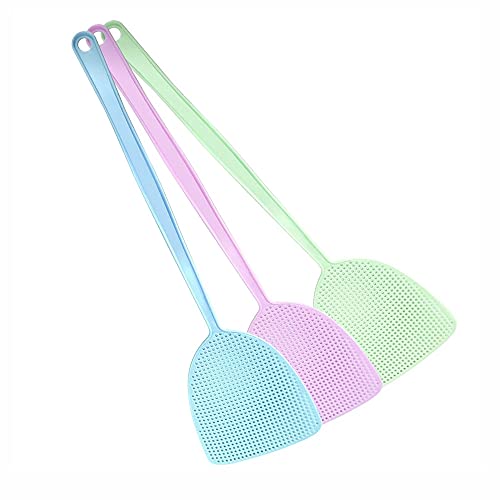 Preisvergleich Produktbild AUDACIOR Fliegenklatschen 3er Set Pest Control, Muckenbatscher, Fliegenschutz Mückenschutz für Fliegen, Mücken und Insekten