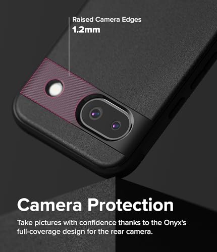 Image of Ringke Onyx for Google Pixel 8a Case [Feels Good in The Hand] Oil & Dirt Resistant, Enhanced Camera Lens Protection, Comfortable Grip, Non-Slip, Lightweight Cover - Black