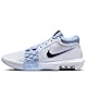 Nike Herren Lebron Witness VIII Basketballschuh, White/Thunder Blue-Aluminum, 41 EU