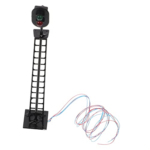 VILLCASE Train Layout Light Model Signal Light for Scale Scenery Accessories Realistic Mini Decor Prop