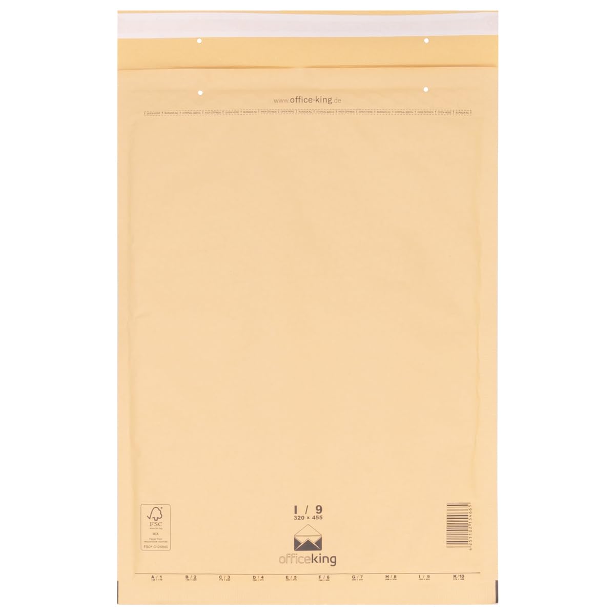 verpacking 1000 Buste gialle imbottite 32 x 45,5 cm I9 - Buste pluriball, Buste con bolle