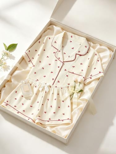 Image of Verdusa Pajama Sets For Women 2 Piece Cute Pjs Sleepwear Lounge Pj Sets