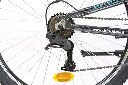 F.LLI Schiano Energy, zweifarbiges Fahrrad für Herren, schwarz-blau, 26 Zoll - Image 6
