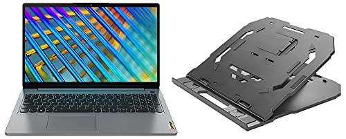 Image of Lenovo IdeaPad Slim 3 2021 11th Gen Intel i5 15.6 inch (39.62cms) FHD IPS Thin&Light Laptop 4side Narrow(8GB /512GB SSD /Win10 /MSO19 /1.65Kg)82H800RFIN+Lenovo 2-in-1 Laptop Stand