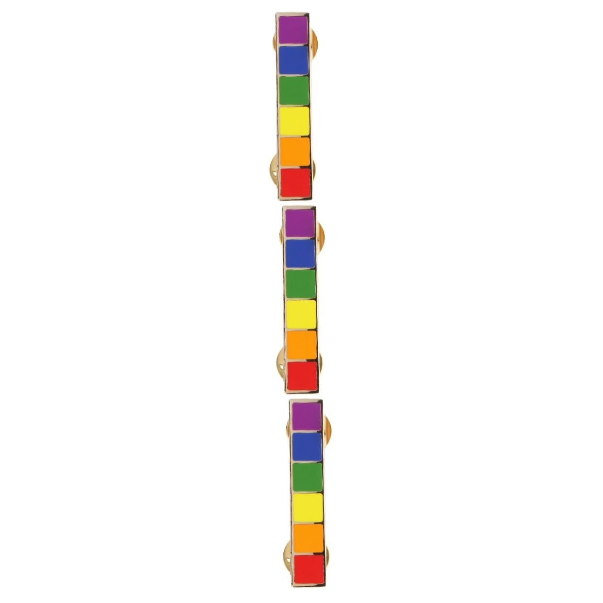 SOIMISS 3stücke Rainbow Anstecknadel Delikate Brosche Regenbogenfarben Für Lgbt-stolz Modisches Abzeichen Für Outfits Und Anlässe Hochwertiges Elegantes Design Für Jeden Anlass