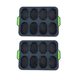Cabilock 2 Stück Silikon Brötchenform -pack Kleine Backform aus für Brot