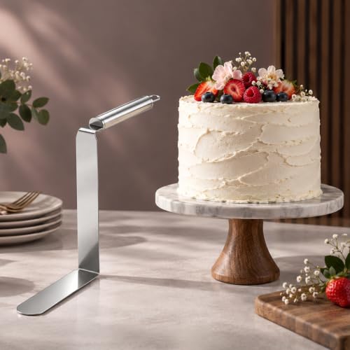 Foto von Alfuny Winkelpalette Torte Extra Hoch 14 cm, Edelstahl Tortenspachtel