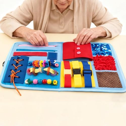 Anti-Stress-Decke für Erwachsene – tragbares beruhigendes Spielzeug | Anti-Stress-Tablett für ältere Menschen | zur Konzentration von Stress und zu Hause oder auf Reisen