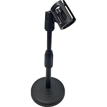 Desktop Microphone Lifting Stand 8.27inches-12.6inches Height Adjustable Table Mic Stand