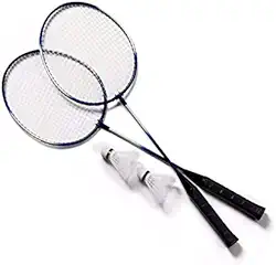 KIT 2 RAQUETES BADMINTON PETECAS E BOLSA