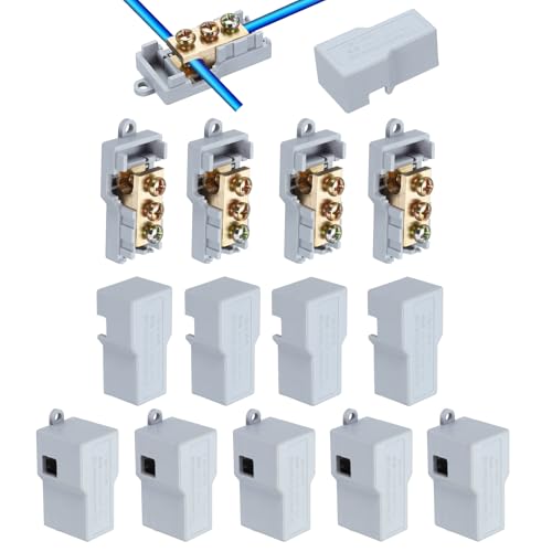 Connecteur d'épissure de câblage T-Tap 14-6 AWG 80A 1000V lot de 10 pièces