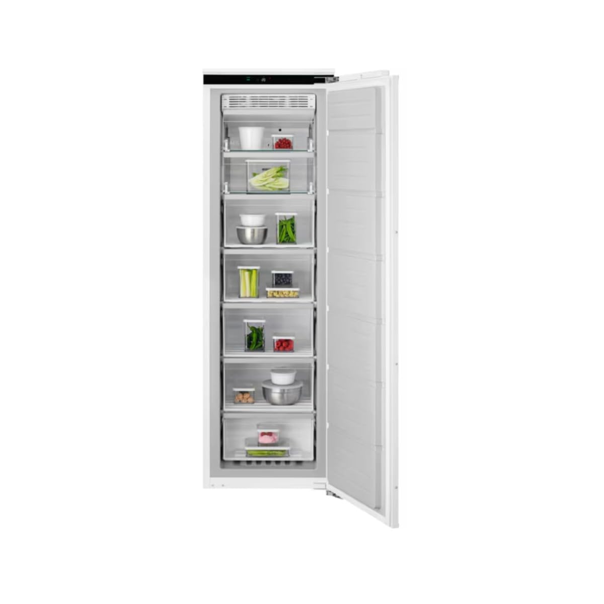 Congelador Vertical Integrable AEG Series 7000 212L Blanco - NAB7N181DC